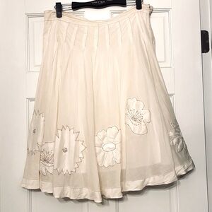 Apanage silk/cotton skirt